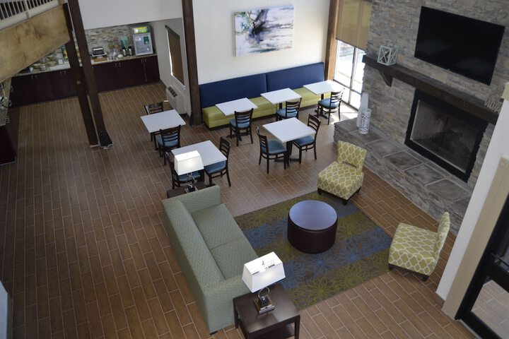 Lobby sitting area