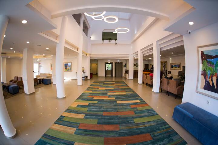 Interior entrance