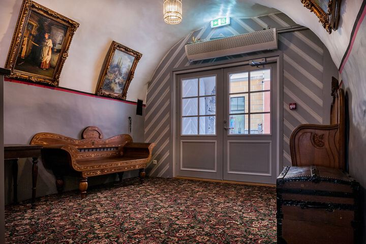 Interior entrance