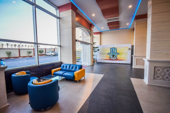 Lobby sitting area