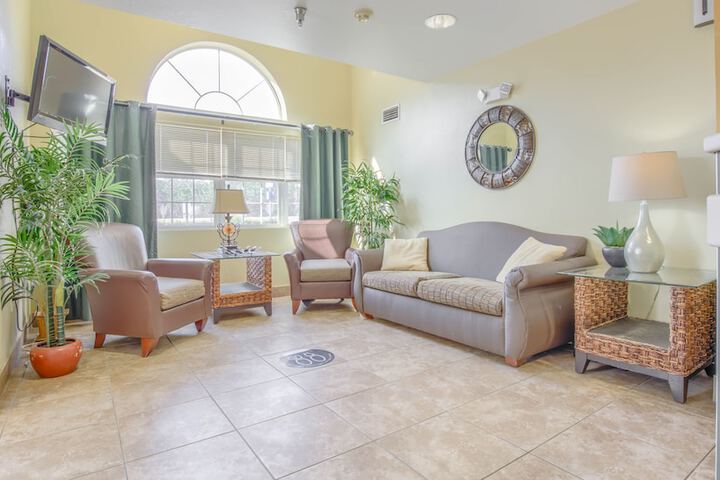 Lobby sitting area
