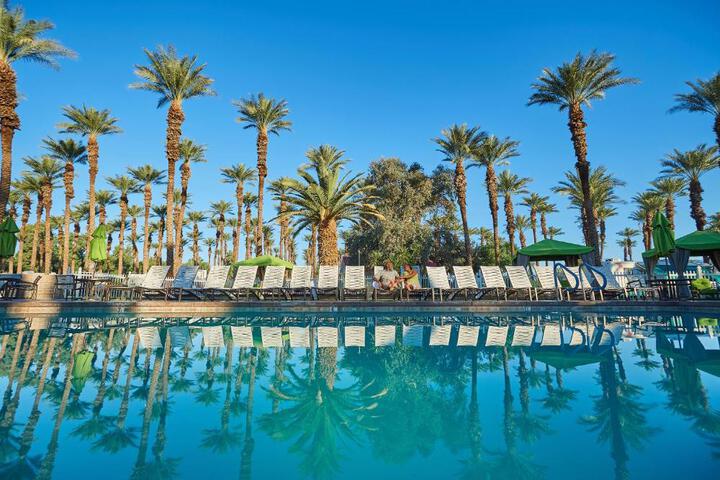 Palm Springs Camping Resort Loft Cabin 1 in Palm Desert, CA
