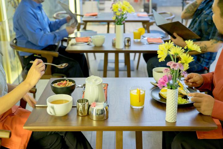Breakfast area