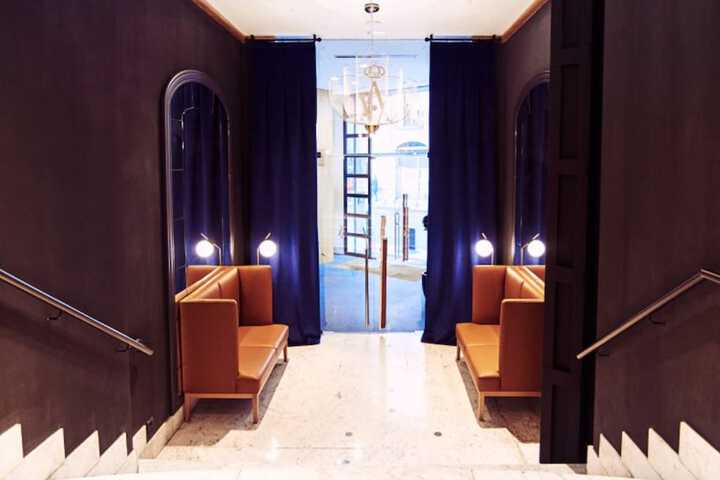 Interior entrance