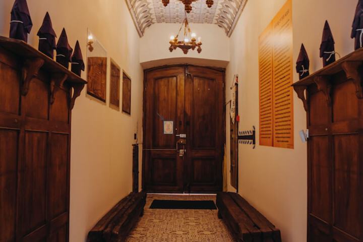 Interior entrance