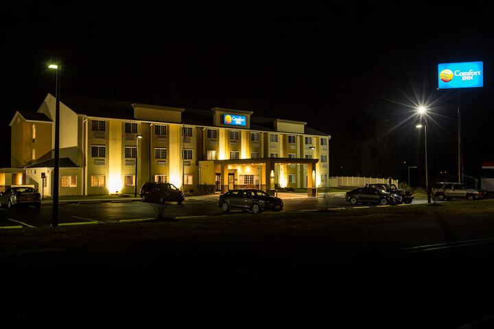 Front of property - evening/night