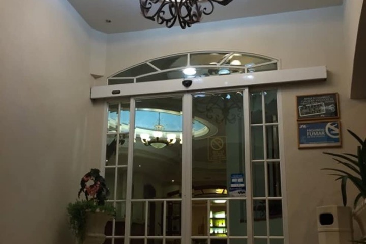 Interior entrance