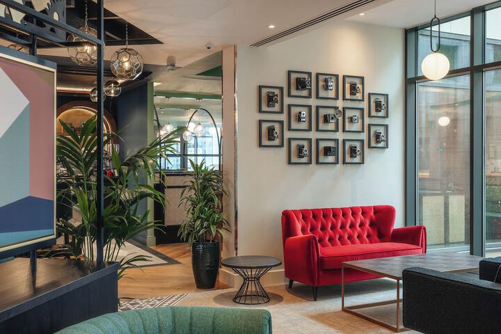Lobby sitting area