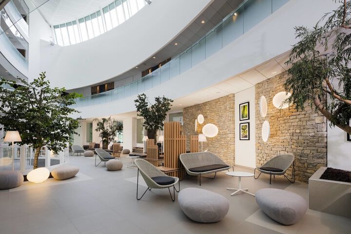 Lobby sitting area