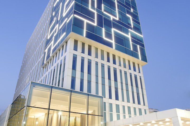 Front of property - evening/night