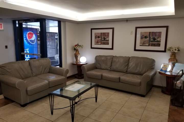 Lobby sitting area