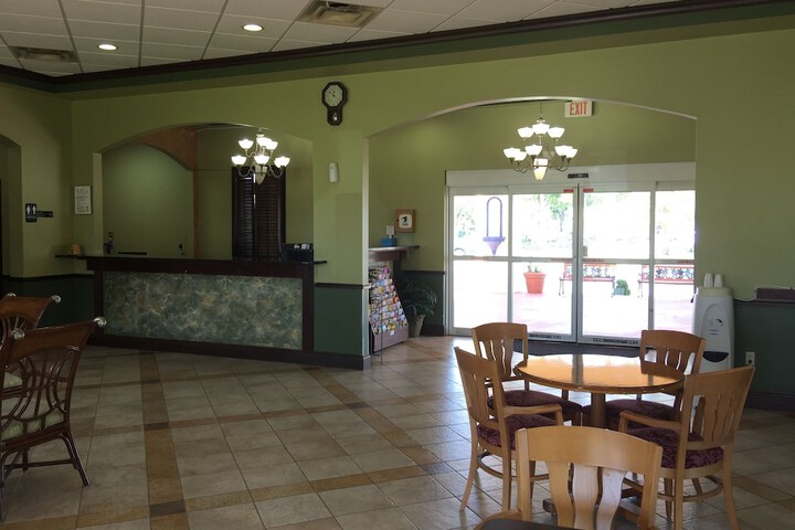 Interior entrance