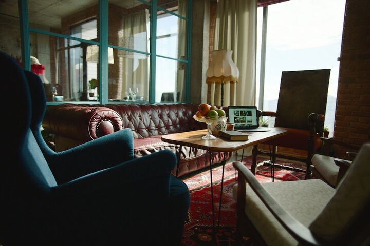 Lobby sitting area