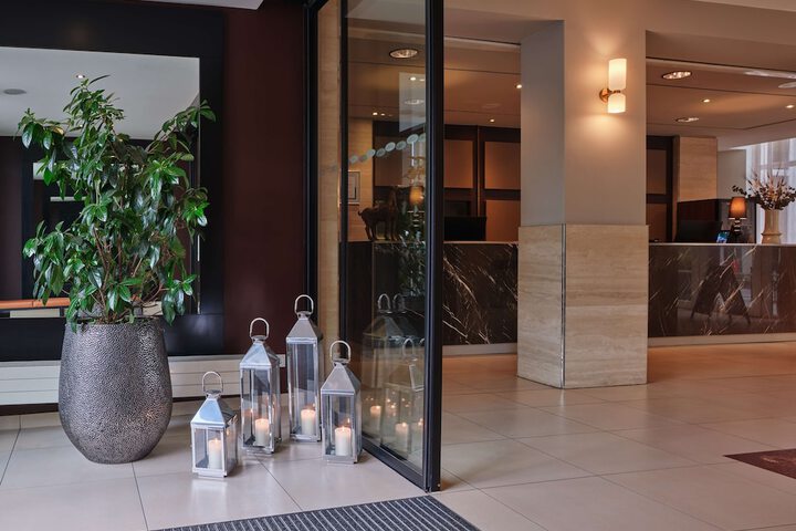 Interior entrance