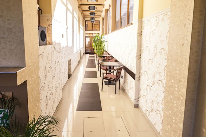 Interior entrance