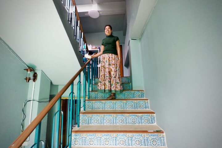 Interior entrance