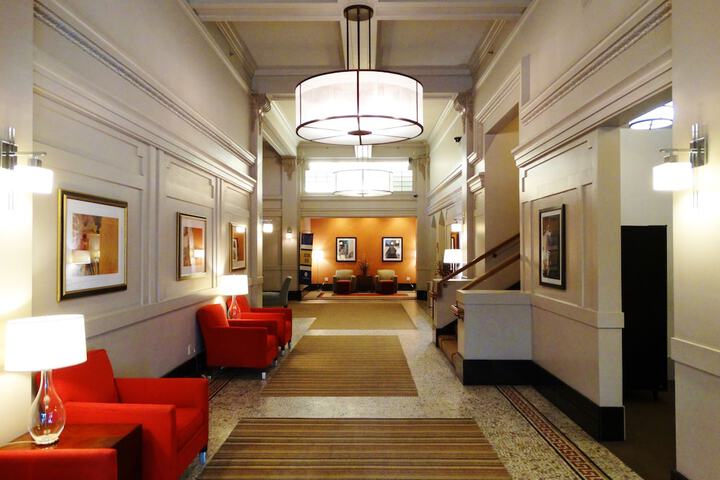 Lobby sitting area