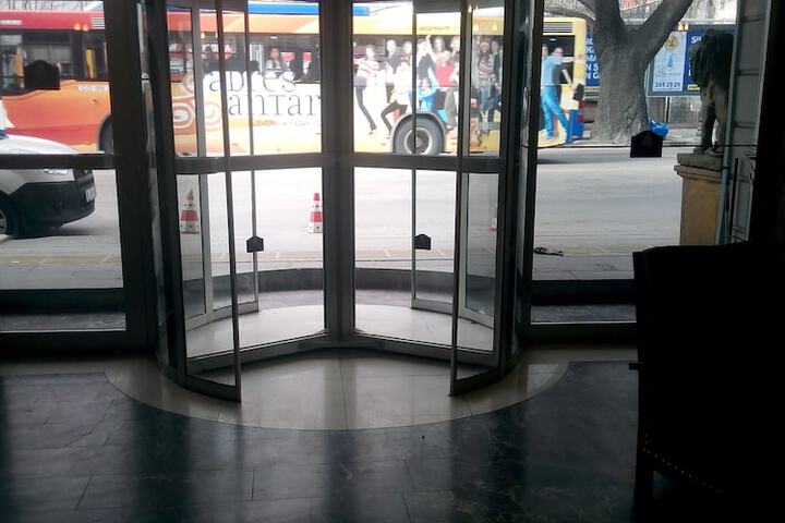 Interior entrance