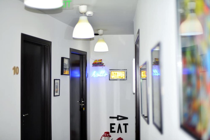 Interior entrance