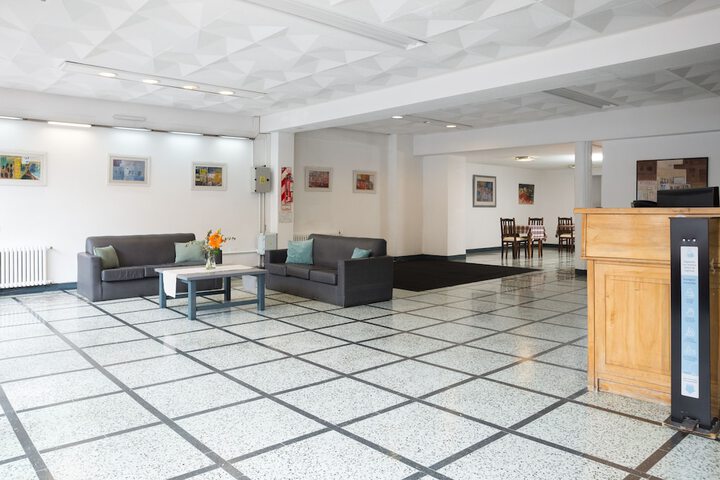 Interior entrance