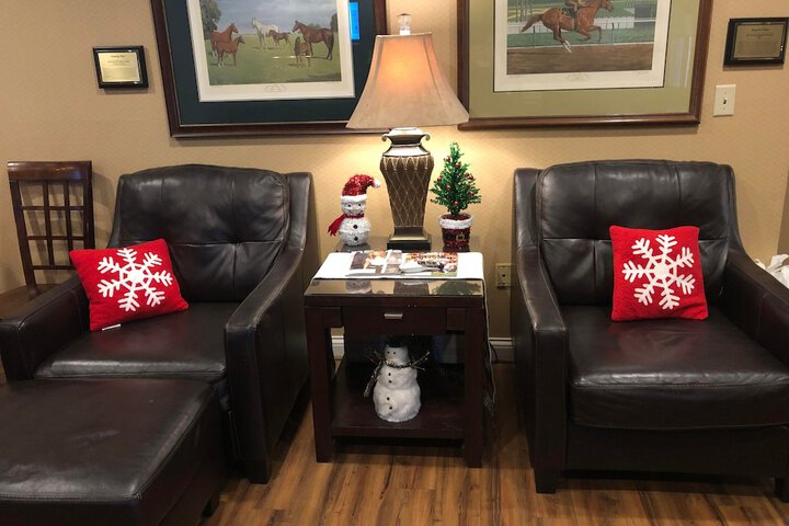 Lobby sitting area