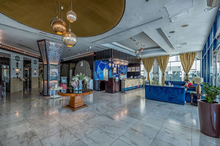 Interior entrance