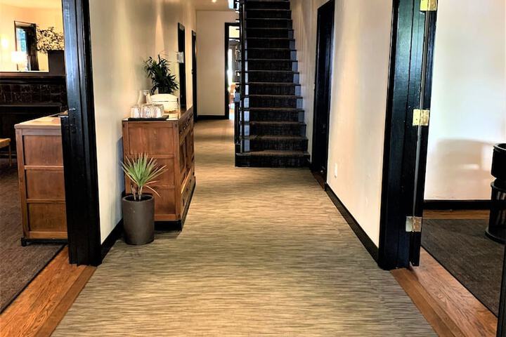Interior entrance