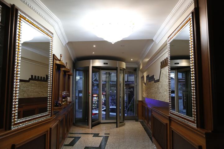 Interior entrance