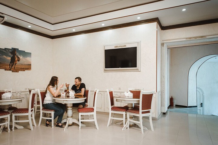 Lobby sitting area