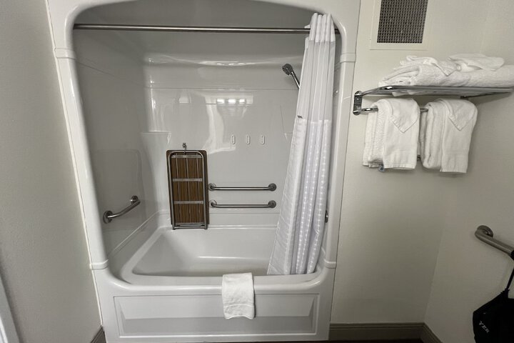 1 King Bed Mobility Accessible Bathtub with Grab Bars (8 of 21)