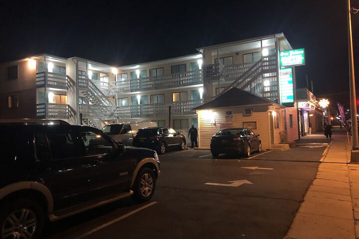 Front of property - evening/night