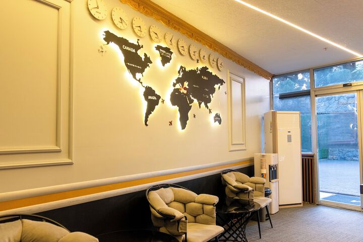 Lobby sitting area