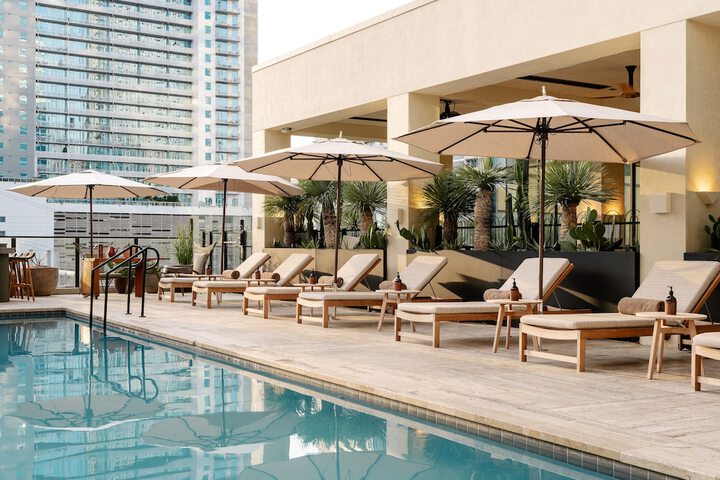 Rooftop pool