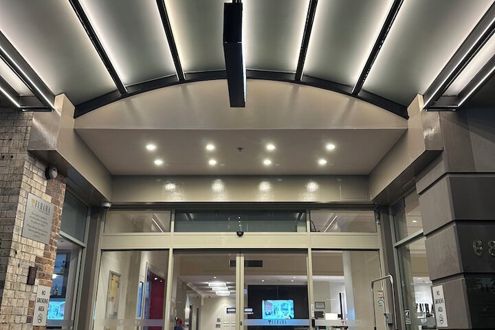 Interior entrance