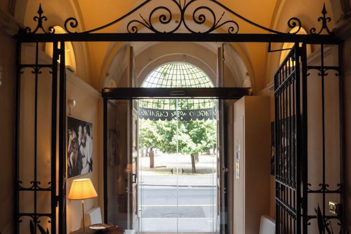 Interior entrance