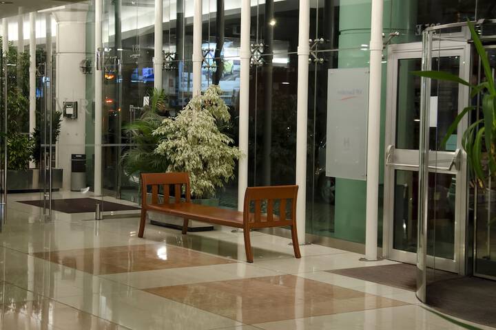 Interior entrance