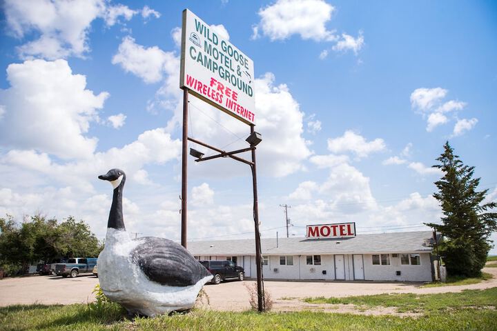 Wild Goose Motel and Campground in Kerrobert, SK