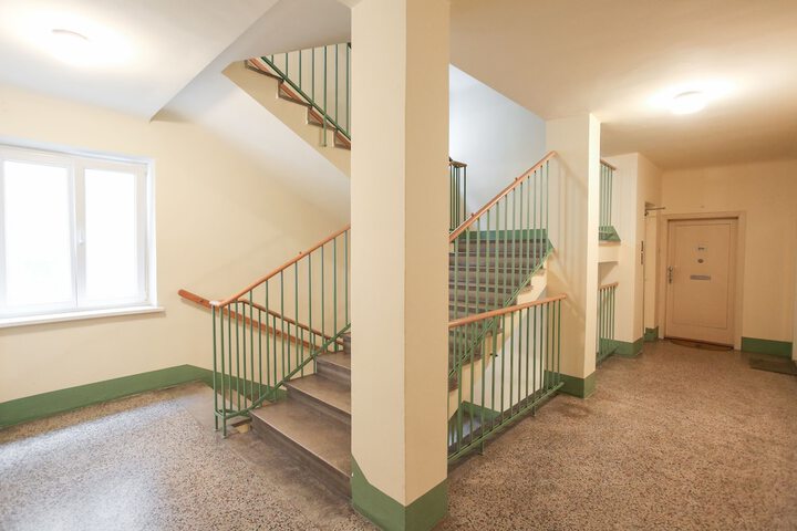 Interior entrance