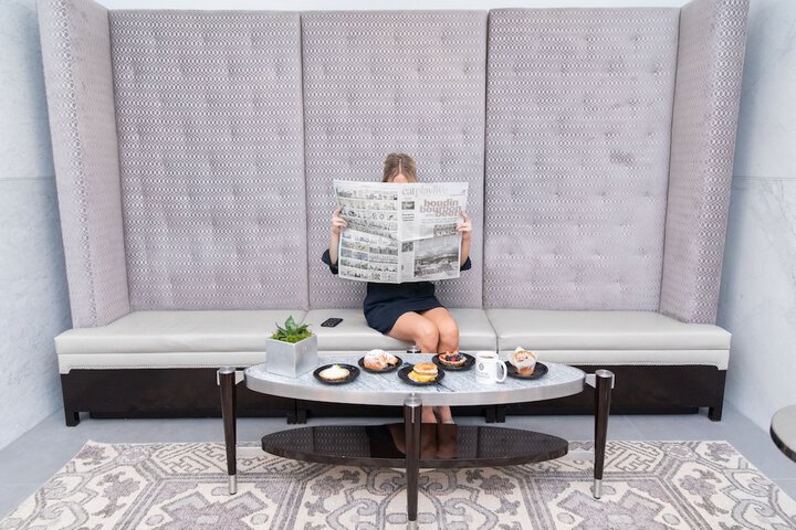 Lobby sitting area