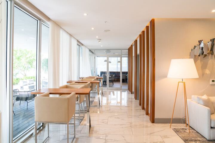 Lobby sitting area
