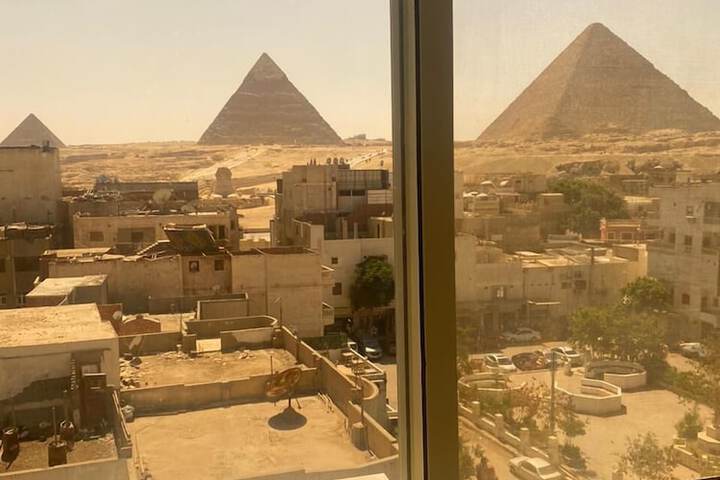 Exterior of Middle East Pyramids View