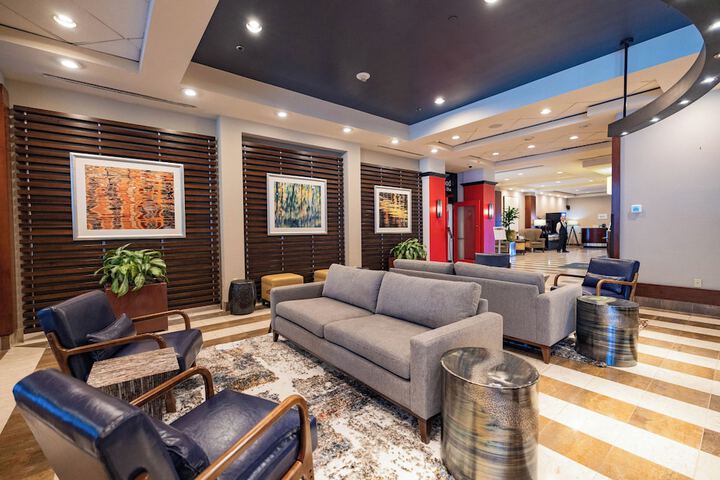 Lobby sitting area