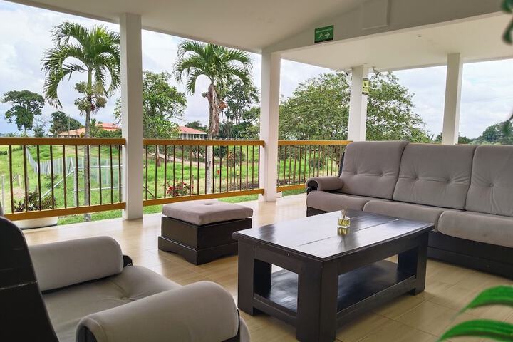 Lobby sitting area