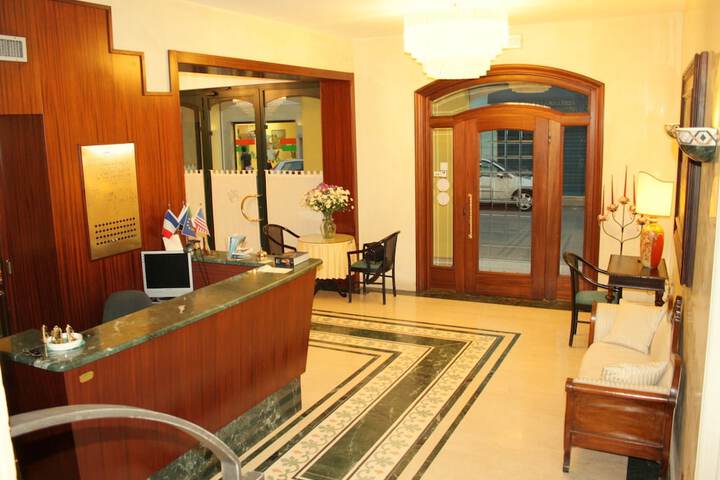 Interior entrance