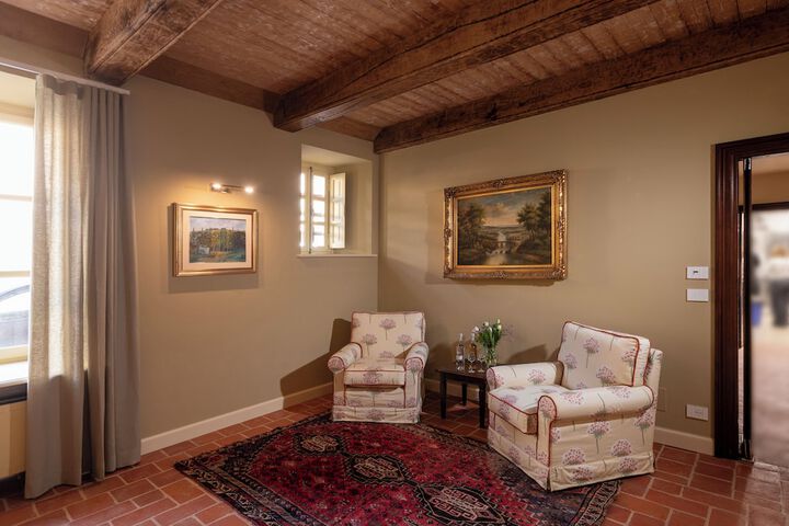 Lobby sitting area