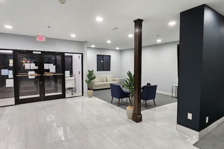Lobby sitting area