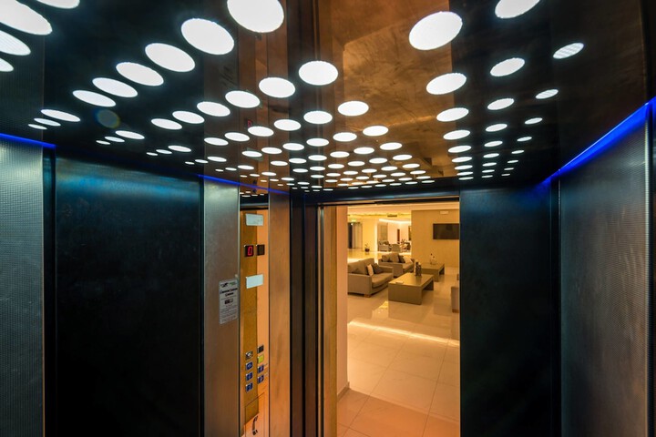 Interior entrance