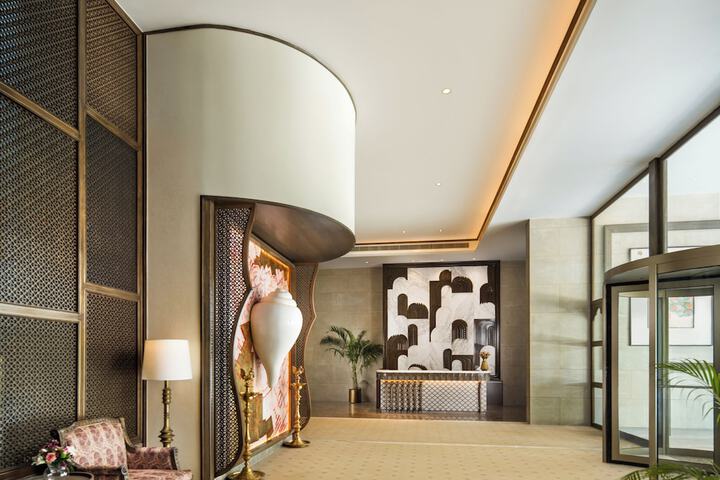 Interior entrance