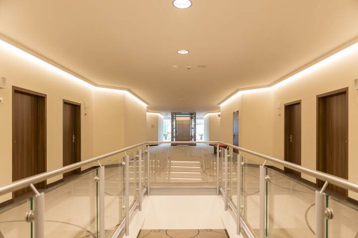 Interior entrance