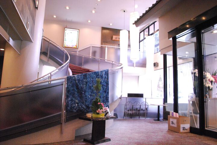 Interior entrance